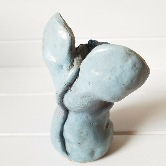 Vintage Mouse Holding Cheese Figurine - Picture 5 of 12